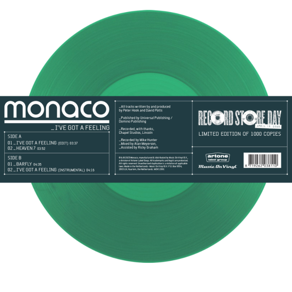 Monaco - I've Got A Feeling (RSD 25)